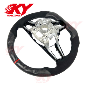 Volante Deportivo Personalizado de Fibra de Carbono Mate para Porsche 911 Carrera Turbo S Panamera Cayenne GTS Macan Coupe - Product Image 4