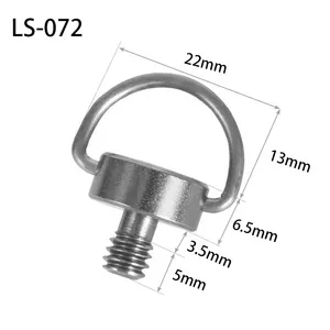 VicSound al por mayor, precio de fábrica, 1/4-20 D Ring Socket, adaptador de trípode de liberación rápida de montaje, tornillo de pulgar para cámara, tornillo oculto para cámara