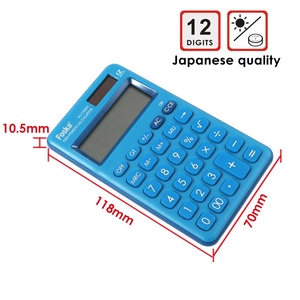 <span class=keywords><strong>Calculatrice</strong></span> Foska 12 chiffres, énergie solaire et pile, <span class=keywords><strong>calculatrice</strong></span> de bureau, bleu, rose, jaune, mini <span class=keywords><strong>calculatrice</strong></span> pour étudiants - Product Image 4
