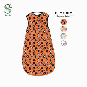 Nuevo Saco de Dormir para Bebé sin Mangas con Estampado Colorido, Saco de Dormir de Bambú y Spandex Sostenible para Bebé - Product Image 2