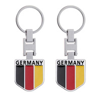 Porte-clés personnalisé en métal émaillé vintage, souvenirs de pays, drapeaux de Colombie, du Canada, de Cuba, du Costa Rica, du Mexique, de la Jamaïque, du drapeau allemand, tourisme