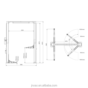 Xe Nâng Thủy Lực 2 bài nâng cầu cột đôi xe xe nâng hai cột nâng xe nâng - Product Image 3