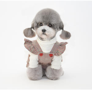 ملابس خروج جديدة موسمية للحيوانات الأليفة سروال كلاسيكي منقوش على شكل يقطينة للكلاب والقط - Product Image 4