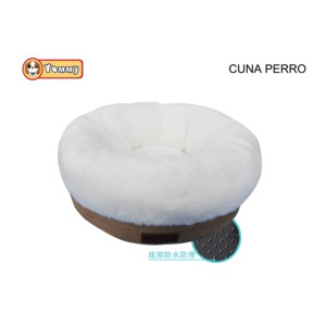 Cuccia per Cani Yommy 55x55x27cm, Morbida Cuccia in Peluche per Animali Domestici, Impermeabile con Fondo Antiscivolo - Product Image 3