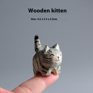 <span class=keywords><strong>ร</strong></span>ูปแกะสลักไม้<span class=keywords><strong>ร</strong></span>ูป<span class=keywords><strong>แมว</strong></span>สี<span class=keywords><strong>เทา</strong></span>ส้มทำด้วยมือออกแบบให้แกะสลักอย่างสร้างส<span class=keywords><strong>ร</strong></span><span class=keywords><strong>ร</strong></span>ค์สำหรับเค<span class=keywords><strong>ร</strong></span>ื่องประดับคริสต์มาสจี้กระเป๋าเป้สะพายหลัง<span class=keywords><strong>แมว</strong></span> - Product Image 3