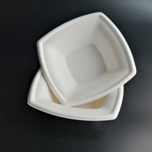 Carré de Bagasse De Canne À Sucre Jetable Biodégradable Bol - Product Image 3
