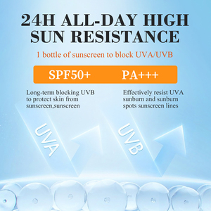 Productos Coreanos para el Cuidado de la Piel de Marca Privada OEM, Protector Solar UV, Crema Protectora Solar Resistente al Agua con Vitamina C, FPS 50 - Product Image 3