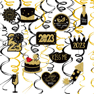 Pivots suspendus pour le nouvel an <span class=keywords><strong>2023</strong></span>, accessoires de photographie sur le thème de la fête du nouvel an - Product Image 5