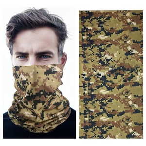 Protection solaire extérieure anti-poussière cyclisme magique Bandana sans couture Camouflage bionique masque facial cache-cou couvre-chef voile - Product Image 6