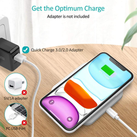 2024 Best-seller 10W chargeur rapide chargeur sans fil Table chargeur sans fil de bureau pour station de charge de téléphone portable