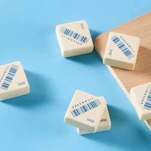 Juego de 32 Borradores de TPE al por Mayor, Diseño de Código de Barras, Borrador Cuadrado de Goma, No Tóxico, Material Escolar, Caja de Exhibición - Product Image 4