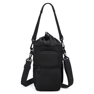 Adjustable Multi-Functional Eco-Friendly Oxford Waterproof Outdoor Cycling Sports Drawstring Sling Water Bottle Bag Portable - Product Image 1