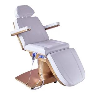Tavolo da trattamento professionale di lusso de massage lettino elettrico per riscaldamento di bellezza con 3 4 motori per uso salone SPA di bellezza