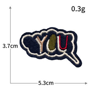 Custom Embroidered Lightweight <strong>3D</strong> Puff Embroidery Fabric <strong>Patches</strong> in Premium Materials Iron-On Badges for Clothing - Product Image 6