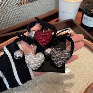 ห่วงรัดผมประดับพลอยเทียมแวววาวสุดหรูสายรัดผมไข่มุกคู่สำหรับผู้หญิงอุปกรณ์จัดงานแต่งงาน - Product Image 1