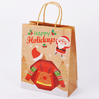 Nouvelle arrivée de sac de qualité supérieure sac cadeau avec logo personnalisé sac cadeau noël