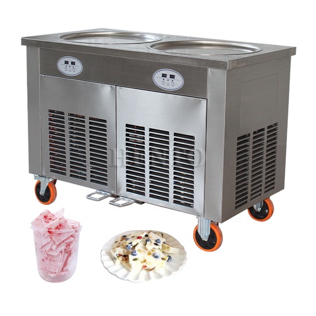 Commercial Fried Ice Cream Roll Machine Turkey / Fried Ice Cream Machine / Fry Ice Cream Roll Machine Hard Ice Cream