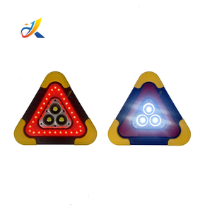 Xe khẩn cấp thiết bị tam giác dấu hiệu LED nhấp nháy ánh sáng tam giác dấu hiệu khẩn cấp - Product Image 3