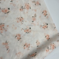 Tissu en mousseline imprimé de qualité supérieure en gros d'usine, tissu textile en polyester doux pour la peau, couleur personnalisée, impression textile