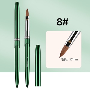 Pincel de Uñas Acrílico Kolinsky Profesional de Alta Calidad para Uso en Salones de Belleza, Proveedor de Uñas con Logotipo Personalizado - Product Image 6