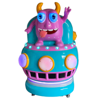 Manège à bascule en métal pour enfants à monnayeur Duoxing, machine de jeu d'arcade pour enfants, 220V, en anglais, 1 passager