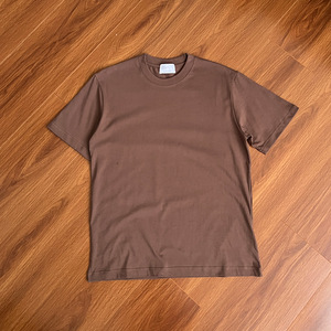 Camiseta de Algodón Peinado con Doble Costura, Cuello Redondo, Estilo Urbano Básico, Manga Corta, Unisex para Hombre y Mujer - Product Image 3