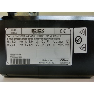 มอเตอร์เซอร์โวไร้แปรงถ่าน Bmd823 Ac แรงบิด 3.2 นิวตันเมตร ความเร็ว 3000 รอบต่อนาที แรงดันไฟฟ้า 400Vac ระดับการป้องกัน IP65 แม่เหล็กนีโอไดเมียม - Product Image 4