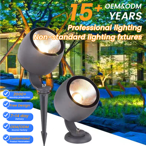 Lampe de jardin LED imperméable <span class=keywords><strong>pour</strong></span> villa extérieure, projecteur de jardin COB 10W 20W 30W, éclairage de verdure - Product Image 1