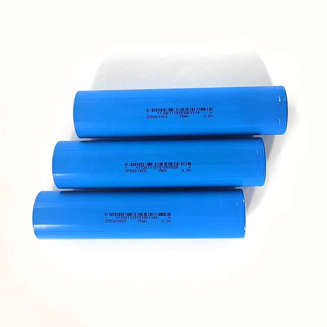 Aya様 販売のための 32140 3.2V 15Ah 48Wh LifePo4 円筒形充電式リチウム電池