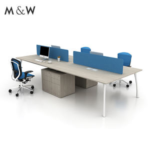 M & W fabrika toptan açık iş istasyonları modüler 4 kişi iş istasyonu ofis masası - Product Image 3