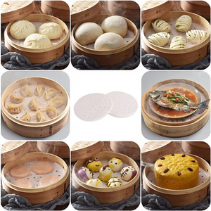 Steaming <b>Paper</b> Food Grade Silicone Baking Parchment For Steamed Buns Bread Liner Disposable <b>Kitchen</b> <b>Paper</b> 50 100 500 Sheets - Product Image 5