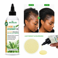 Huile capillaire en gros Chebe et Romarin - Formule concentrée nourrissante à l'huile d'arbre à thé pour renforcer les racines des cheveux et favoriser la croissance des cheveux (OEM)