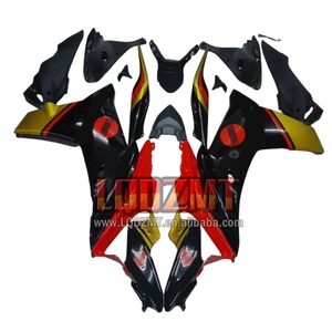 Injection Pour HONDA <span class=keywords><strong>CBR</strong></span> <span class=keywords><strong>600</strong></span> <span class=keywords><strong>F</strong></span> 600F C CBR600F4i CBR600 <span class=keywords><strong>F</strong></span> F4i 11 12 13 14 89LQ.17 CBR600F Noir or <span class=keywords><strong>2011</strong></span> 2012 2013 2014 Carénage - Product Image 1