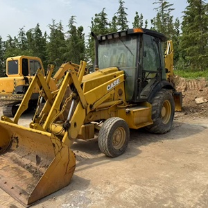 Retroexcavadora Amarilla SOLG Modelo 2020, Equipo de Construcción con Motor Cummins, Bomba PLC y Caja de Cambios - Product Image 4