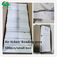 Ensemble d'étiquettes de bagages et de cartes d'embarquement en carton imperméable personnalisable pour les agences de voyage et les supermarchés