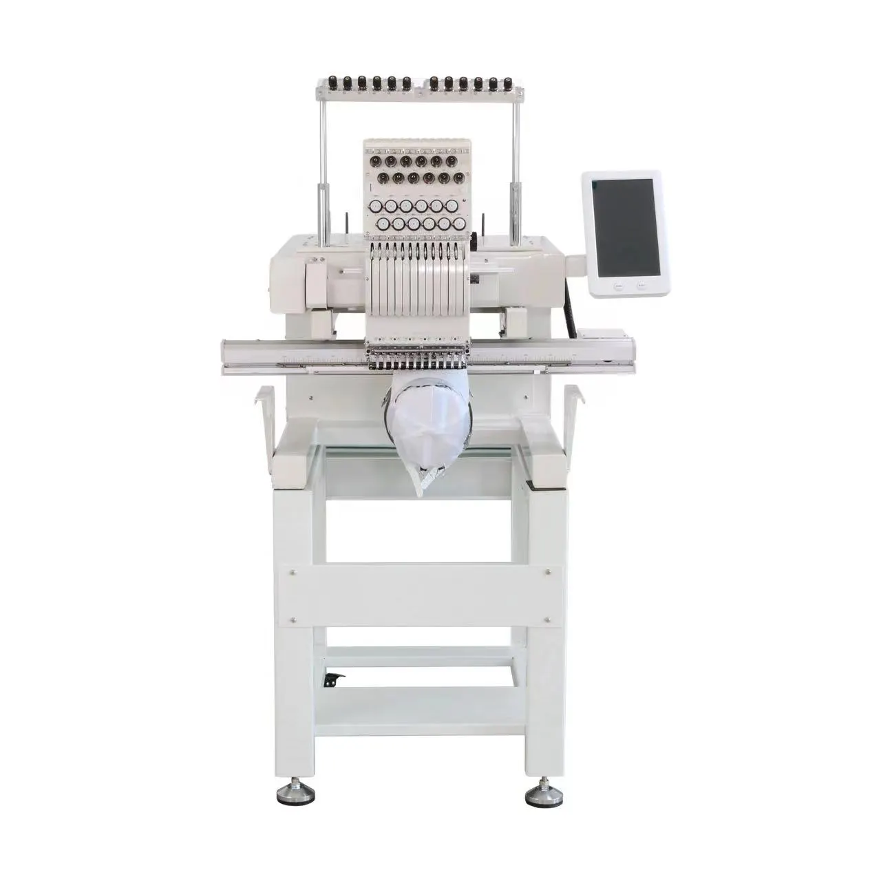 High quality small single two head 9 12 needles embroidery sewing machine mini cap logo computer tshirt embroidery machine price
