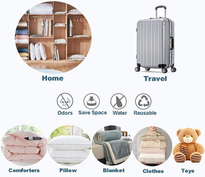 Huafeng sıcak satış PET + PE su geçirmez elbise sıkıştırma çantası 20 paket vakumlu saklama torbaları uzay koruyucu çanta - Product Image 3