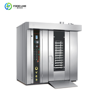 Four à convection au gaz en acier inoxydable, 4 plateaux, pour la pâtisserie, la boulangerie, la cuisson des gâteaux