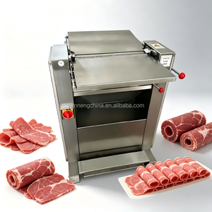 เครื่องหั่นเนื้อสด สแตนเลส 304 เครื่องหั่นเนื้อหมู เครื่องปอกหนังหมู ปรับขนาดการตัดได้ 0.6 มม.-6 มม. - Product Image 1