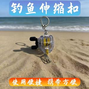 Ztc592 – boucle télescopique en fil d'acier, type tambour, accessoire de pêche à dégagement rapide pour la pêche aux leurres - Product Image 5