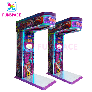 Équipement de divertissement Funspace Arcade Vente en gros Opération de pièces Machine de boxe électrique pour enfants Machine de jeu de boxe <span class=keywords><strong>Punch</strong></span> - Product Image 4