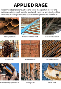 2025 nouvelle mise à niveau baril paquet rouille enlever Agent de Conversion <span class=keywords><strong>peinture</strong></span> pour <span class=keywords><strong>ferronnerie</strong></span> Structure en acier métal protection antirouille - Product Image 4