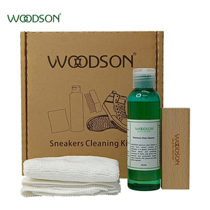 OEM Private Label Sneaker Cleaning Kit Kraft Paper Box Shoe <strong>Cleaner</strong> <strong>Trainer</strong> <strong>Cleaner</strong> with Brush and Towel for Sneaker Cleaning - Product Image 4