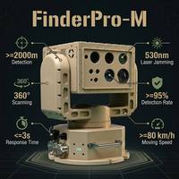 Caméra d'inspection anti-espion et anti-sniper à télécommande pour la sécurité des véhicules, portée de détection 2000m, vitesse 80km/h pour la sécurité publique