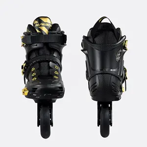 Rulli lampeggianti regolabili in linea OEM pattino Patins scarpe da pattinaggio a rotelle patine <span class=keywords><strong>4</strong></span> ruedas per bambini, adolescenti e adulti - Product Image 5