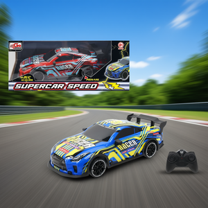 Supercar RC à l'échelle 1/18 avec lumières et télécommande pour enfants et passionnés de course - Product Image 3
