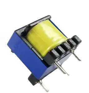 Transformador de alta frecuencia ei33 12V DC núcleo de ferrita para horno microondas