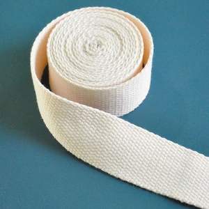 All'ingrosso nastro di cotone a righe in poliestere Beige ECO Friendly cotone cinghie regolabili per borse da spiaggia scarpe - Product Image 4