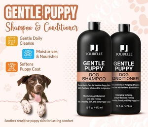 Shampooing et après-shampooing pour animaux de compagnie de marque privée pour chiots à peau sensible et qui démange <span class=keywords><strong>Meilleur</strong></span> shampooing pour chien contre les odeurs - Product Image 2