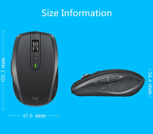 Souris sans fil rechargeable 2s (Bluetooth ou USB) Graphite Mx 2s, prix de gros 100% original, en stock partout - Product Image 5